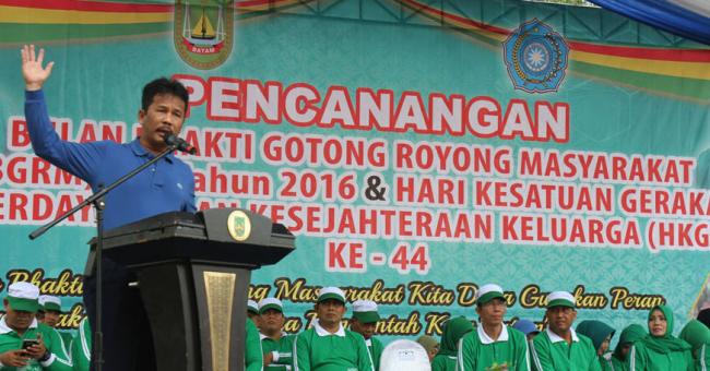 Walikota Ajak Masyarakat Gotong Royong Jelang Ramadhan